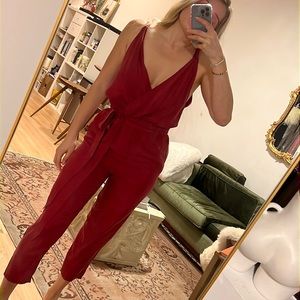 Free People Playsuit Red